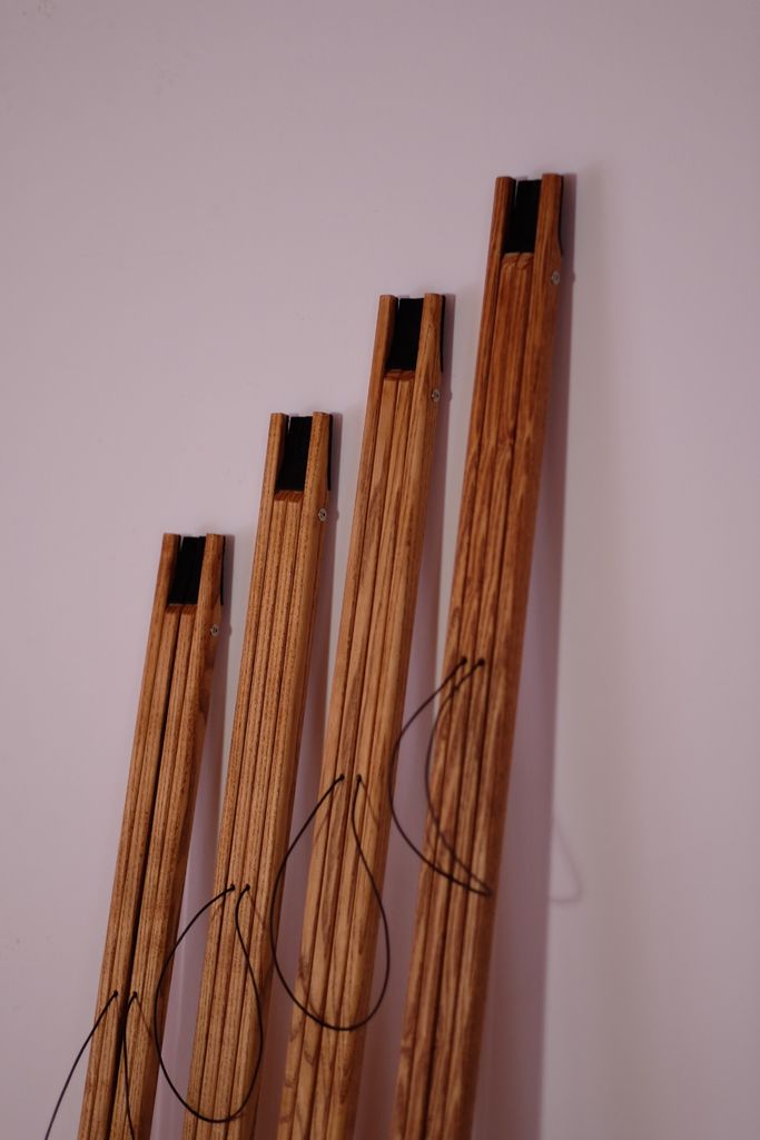 Präzise Verarbeitung der vier Schenkel am Pirschstock Modell Klassik