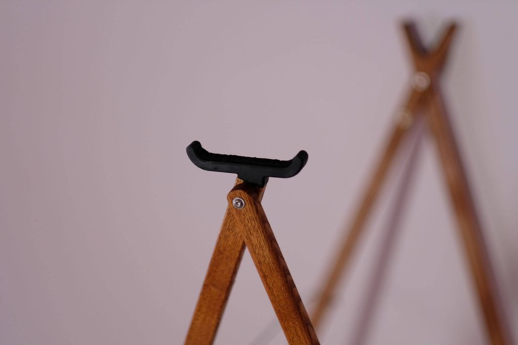 Pirschstock Modell Vari mit breiter Vorderschaft-Auflage und hinterer V-Gabel